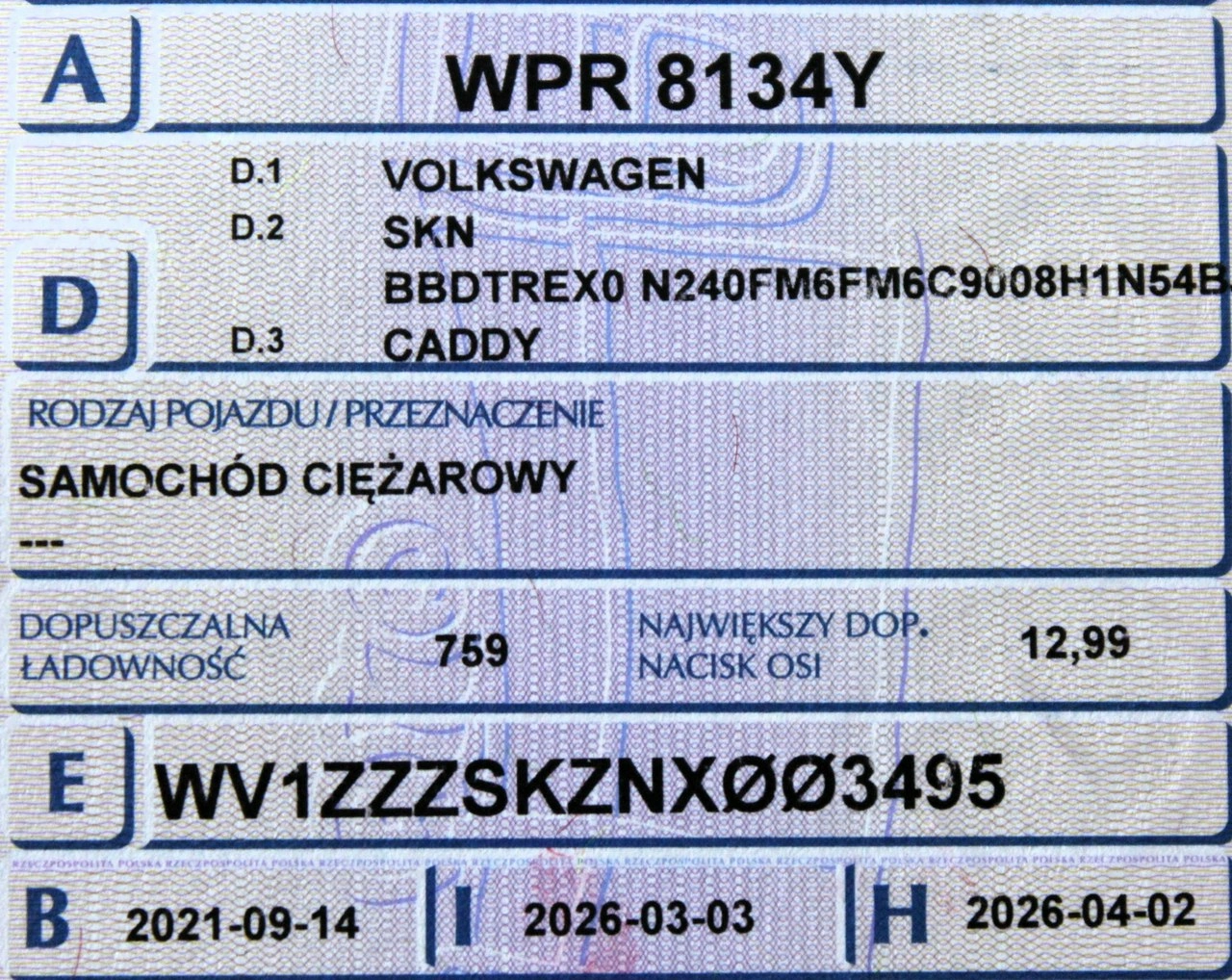 Volkswagen Caddy - Zdjęcie 6