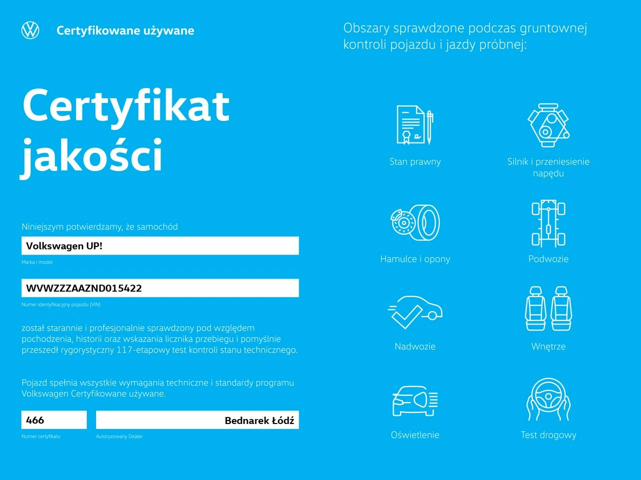 Volkswagen up! - Zdjęcie 8