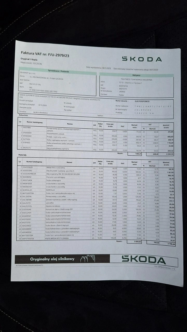 Skoda Superb - Zdjęcie 23