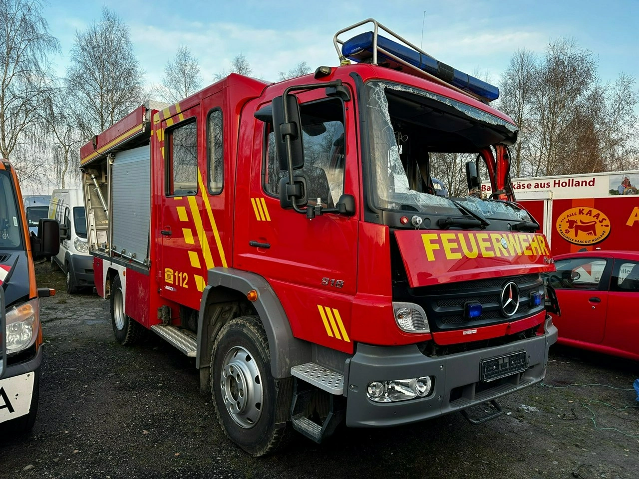 Mercedes Atego 918 Straż Pożarna 4X4  Wóz strażacki 2006 - Główne zdjęcie