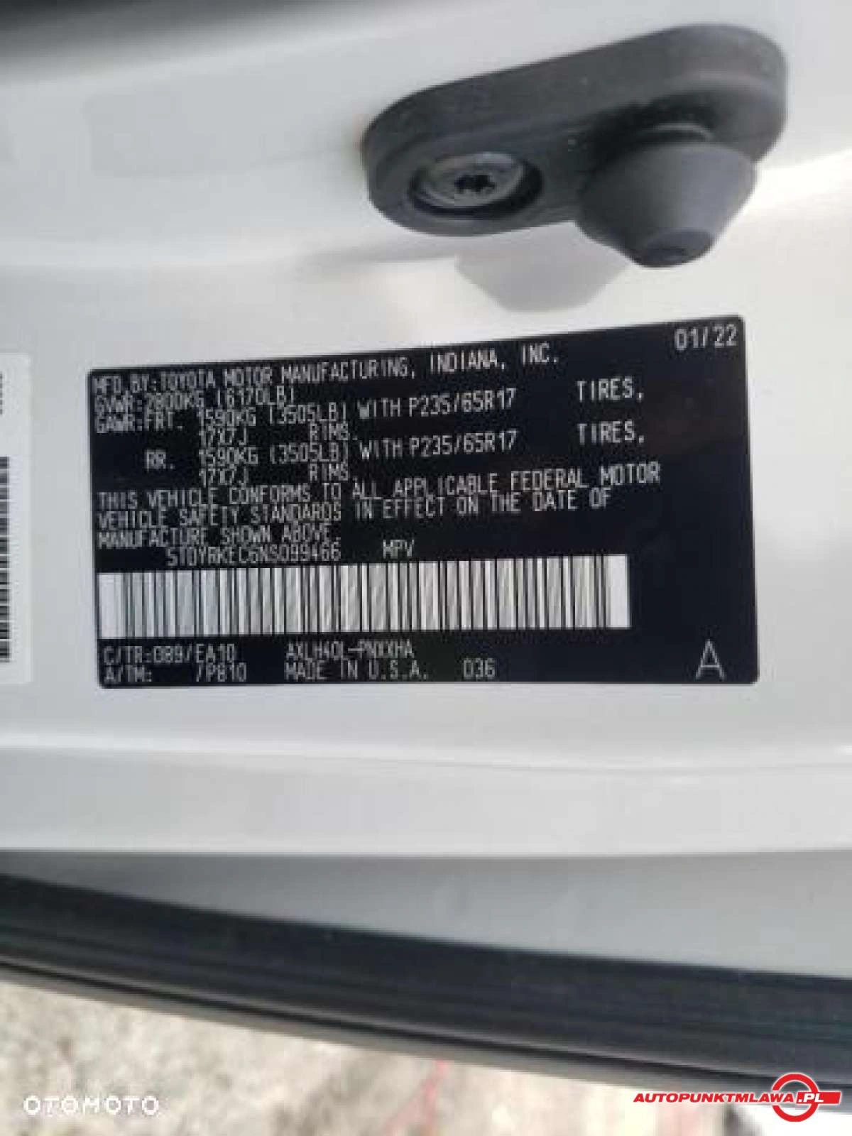 Toyota Sienna - Zdjęcie 8