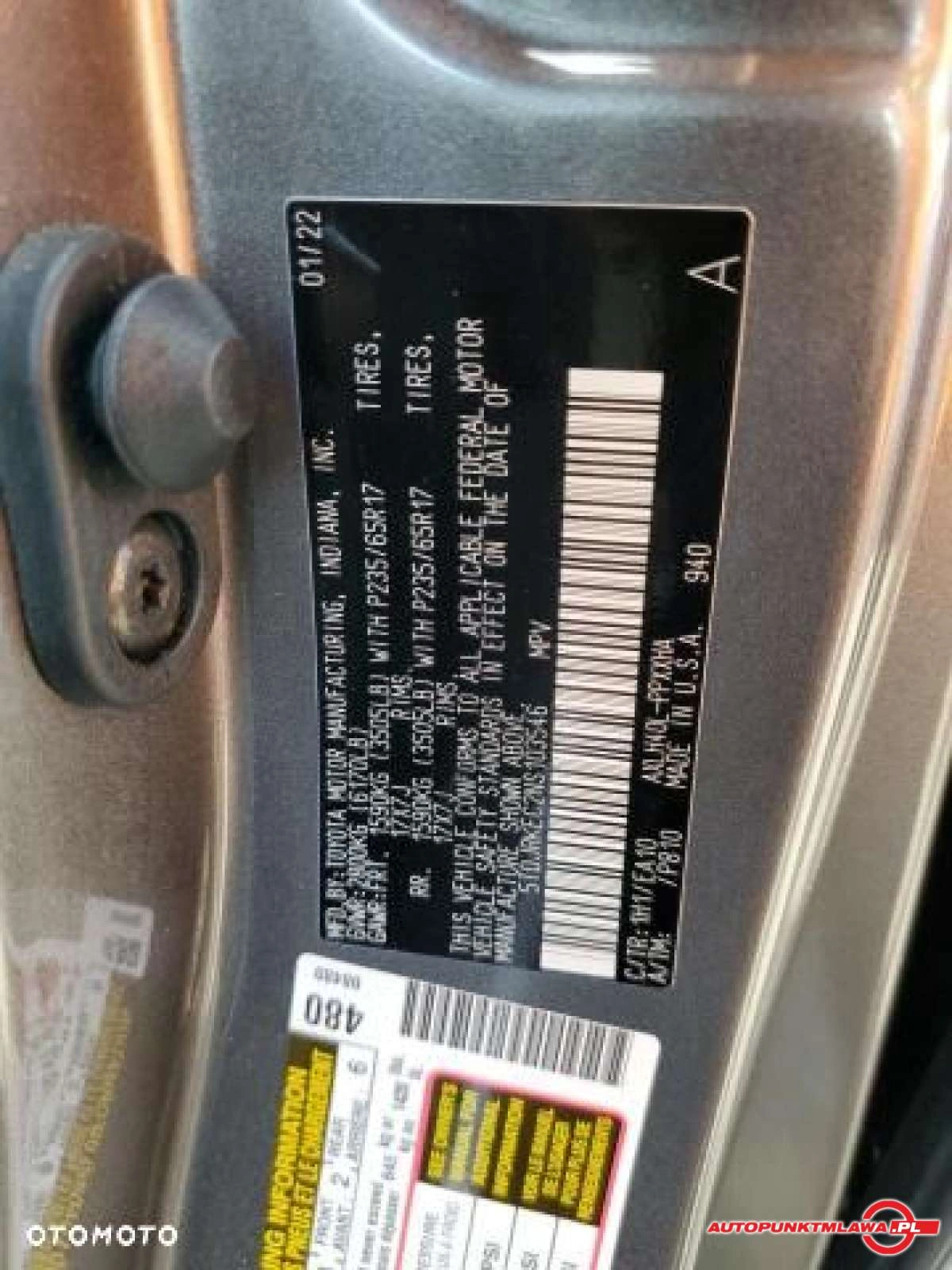 Toyota Sienna - Zdjęcie 8