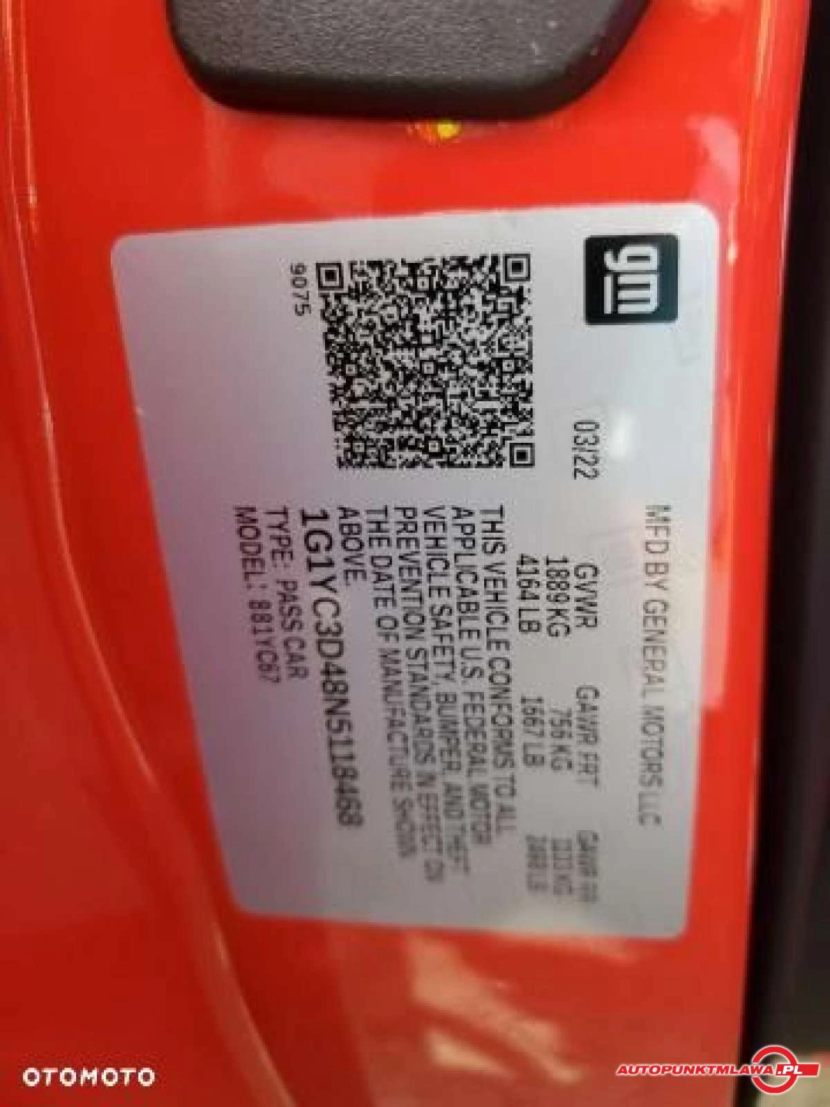 Chevrolet Corvette - Zdjęcie 8