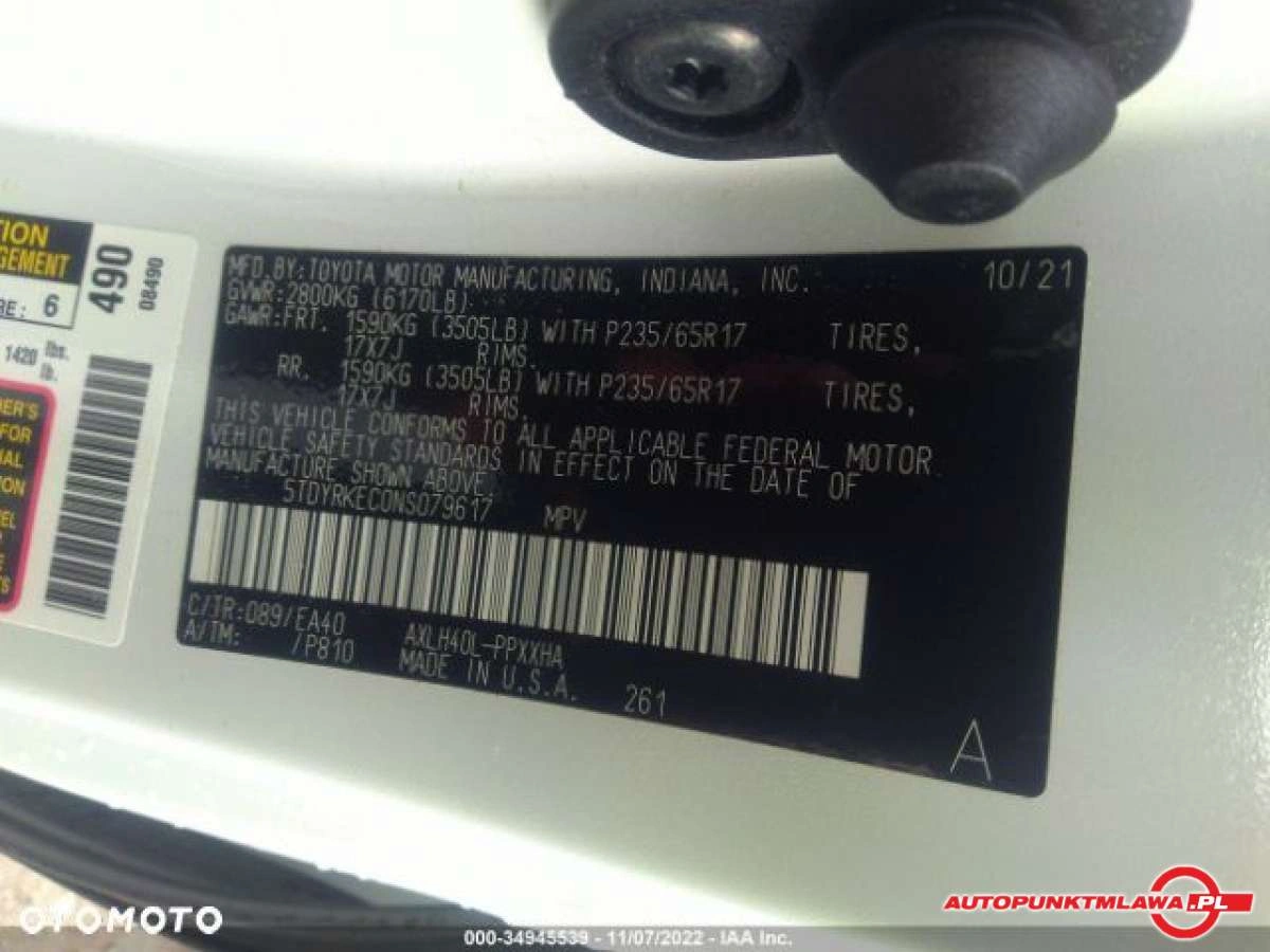 Toyota Sienna - Zdjęcie 8